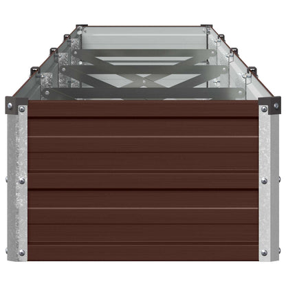 Verhoogd Tuinbed Bruin 320 x 40 x 24 cm koudgewalst staal