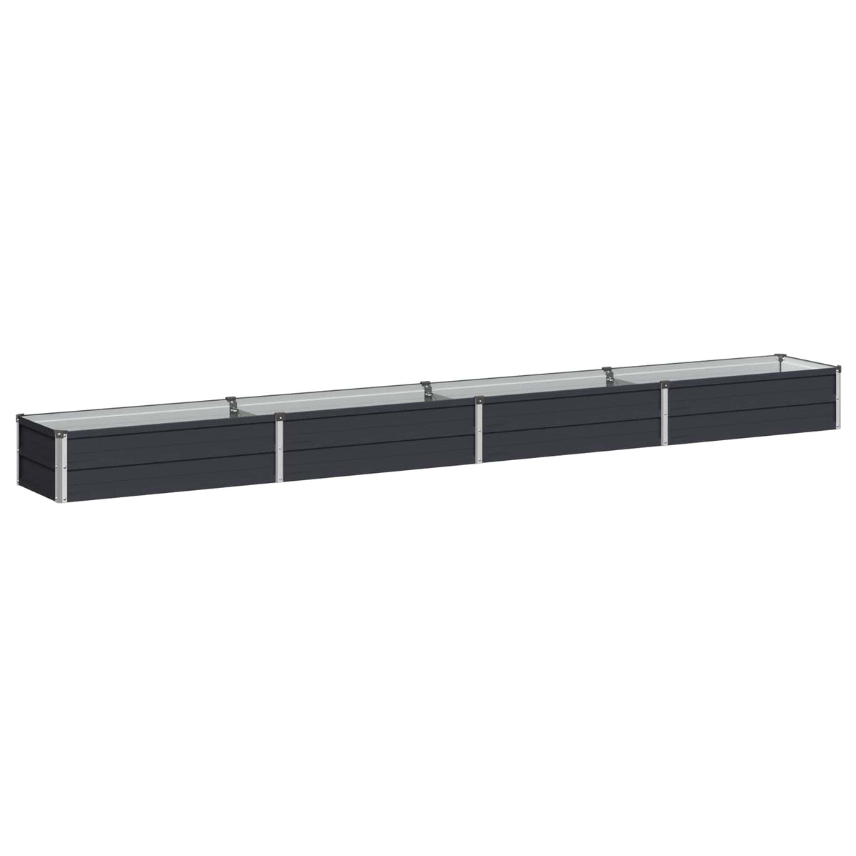 Verhoogd Tuinbed Antracietkleurig 320 x 40 x 24 cm