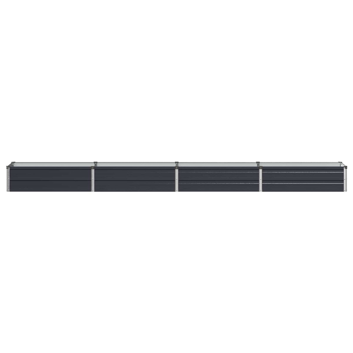 Verhoogd Tuinbed Antracietkleurig 320 x 40 x 24 cm