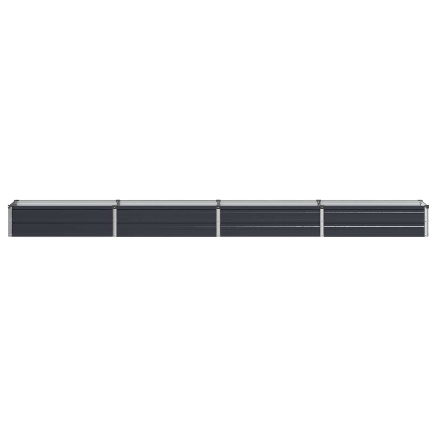 Verhoogd Tuinbed Antracietkleurig 320 x 40 x 24 cm