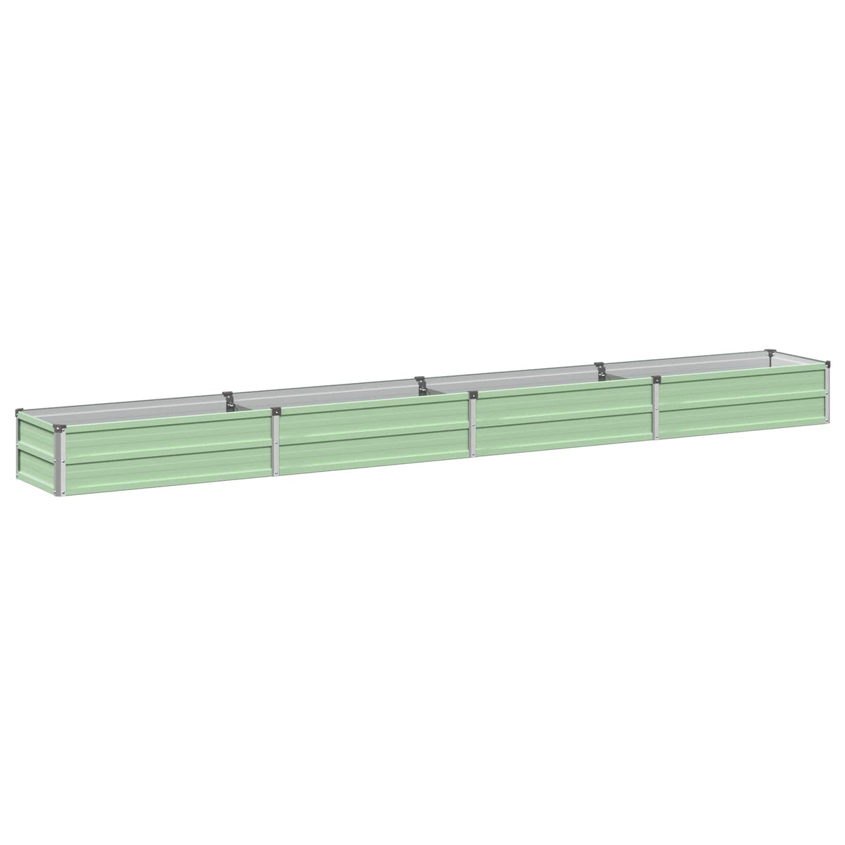 Verhoogd Tuinbed Pastelgroen 320 x 40 x 24 cm koudgewalst staal