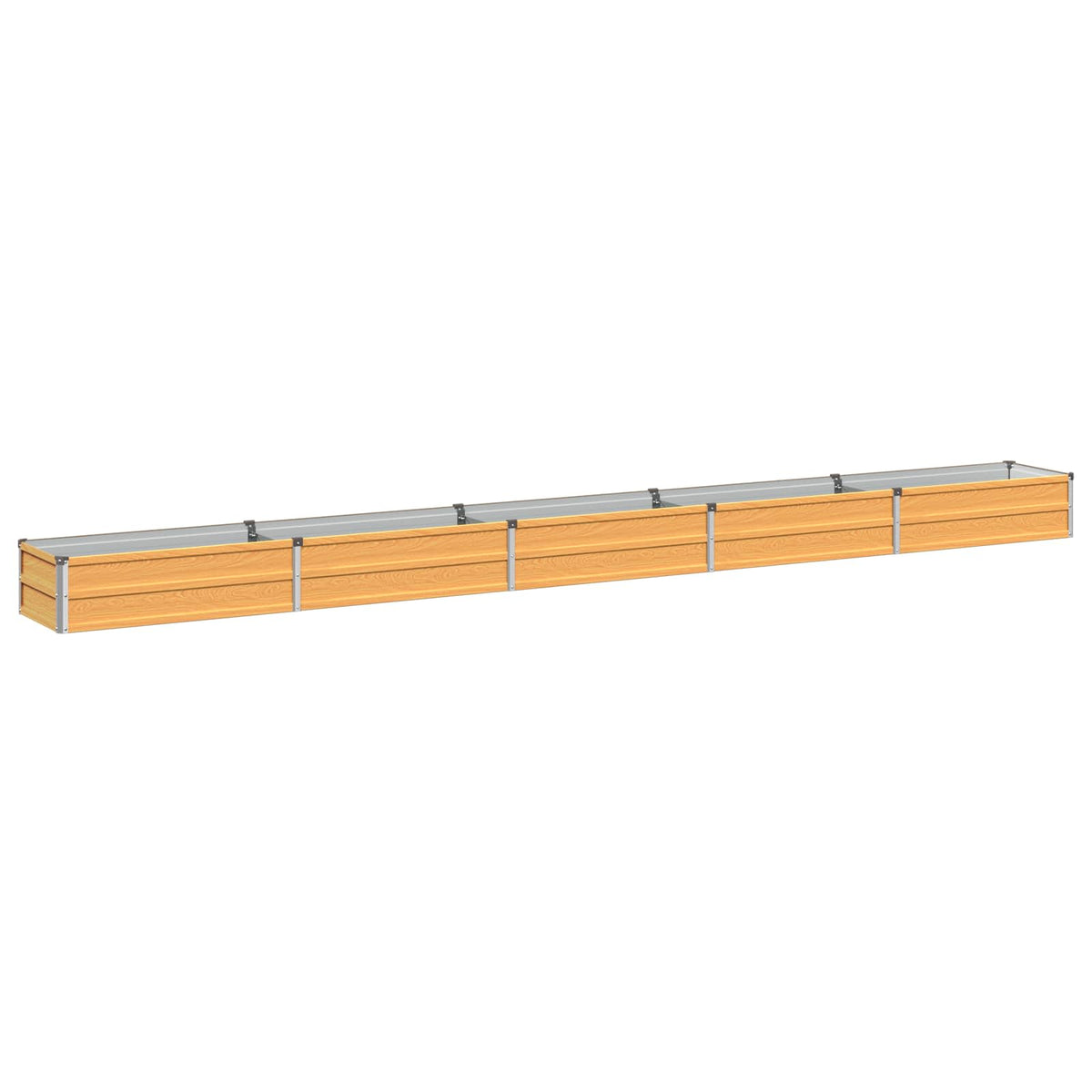 Verhoogd Tuinbed Naturel 400 x 40 x 24 cm koudgewalst staal