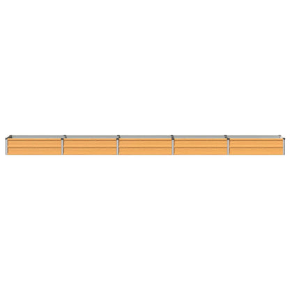 Verhoogd Tuinbed Naturel 400 x 40 x 24 cm koudgewalst staal
