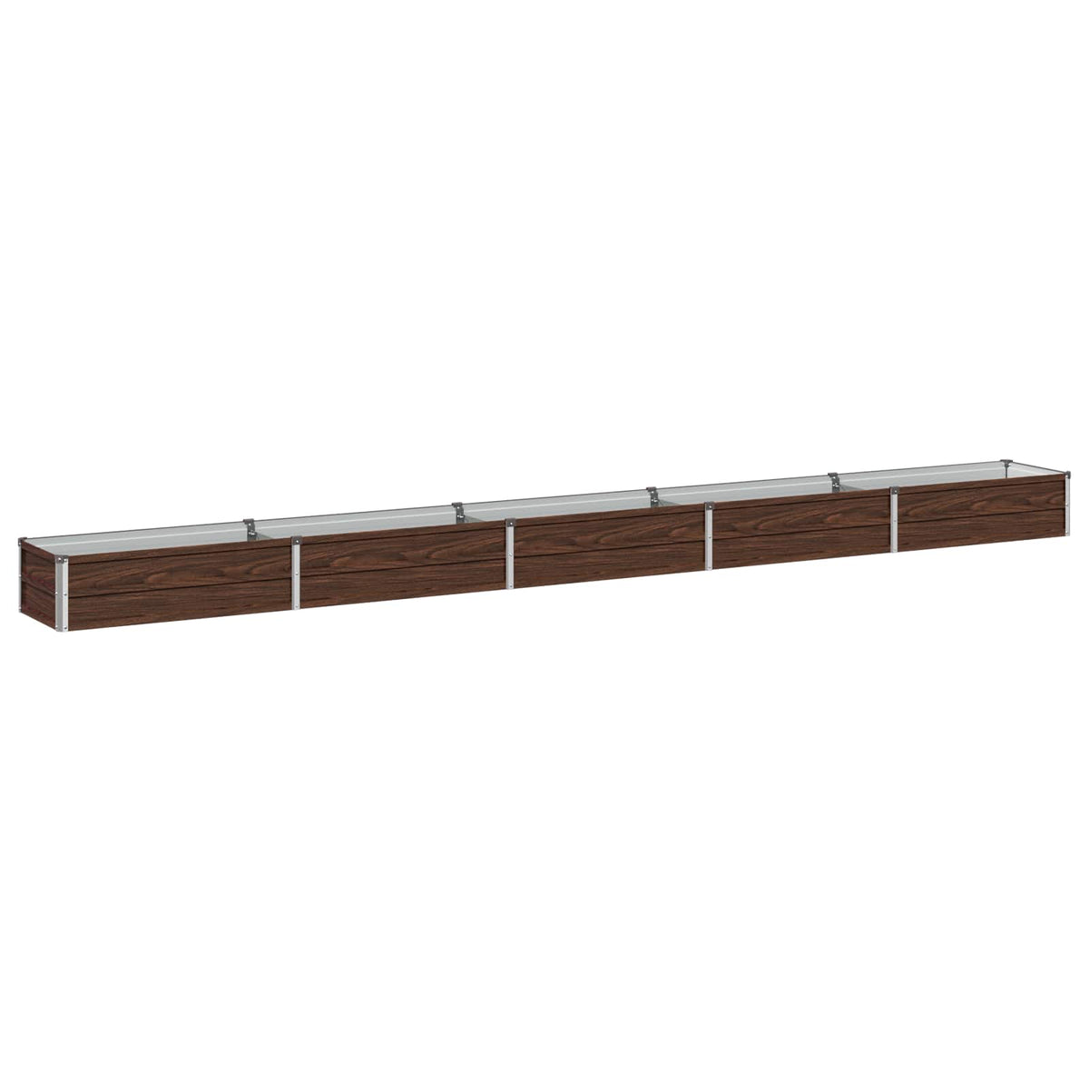 Verhoogd Tuinbed Zwart 400 x 40 x 24 cm koudgewalst staal
