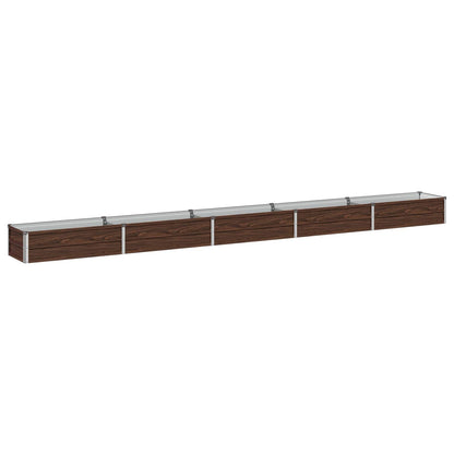 Verhoogd Tuinbed Zwart 400 x 40 x 24 cm koudgewalst staal