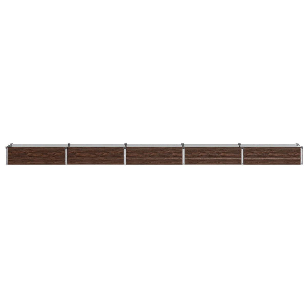 Verhoogd Tuinbed Zwart 400 x 40 x 24 cm koudgewalst staal
