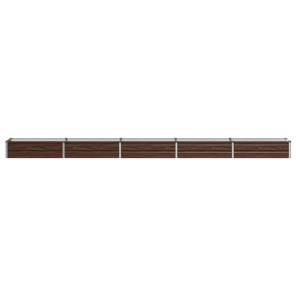 Verhoogd Tuinbed Zwart 400 x 40 x 24 cm koudgewalst staal