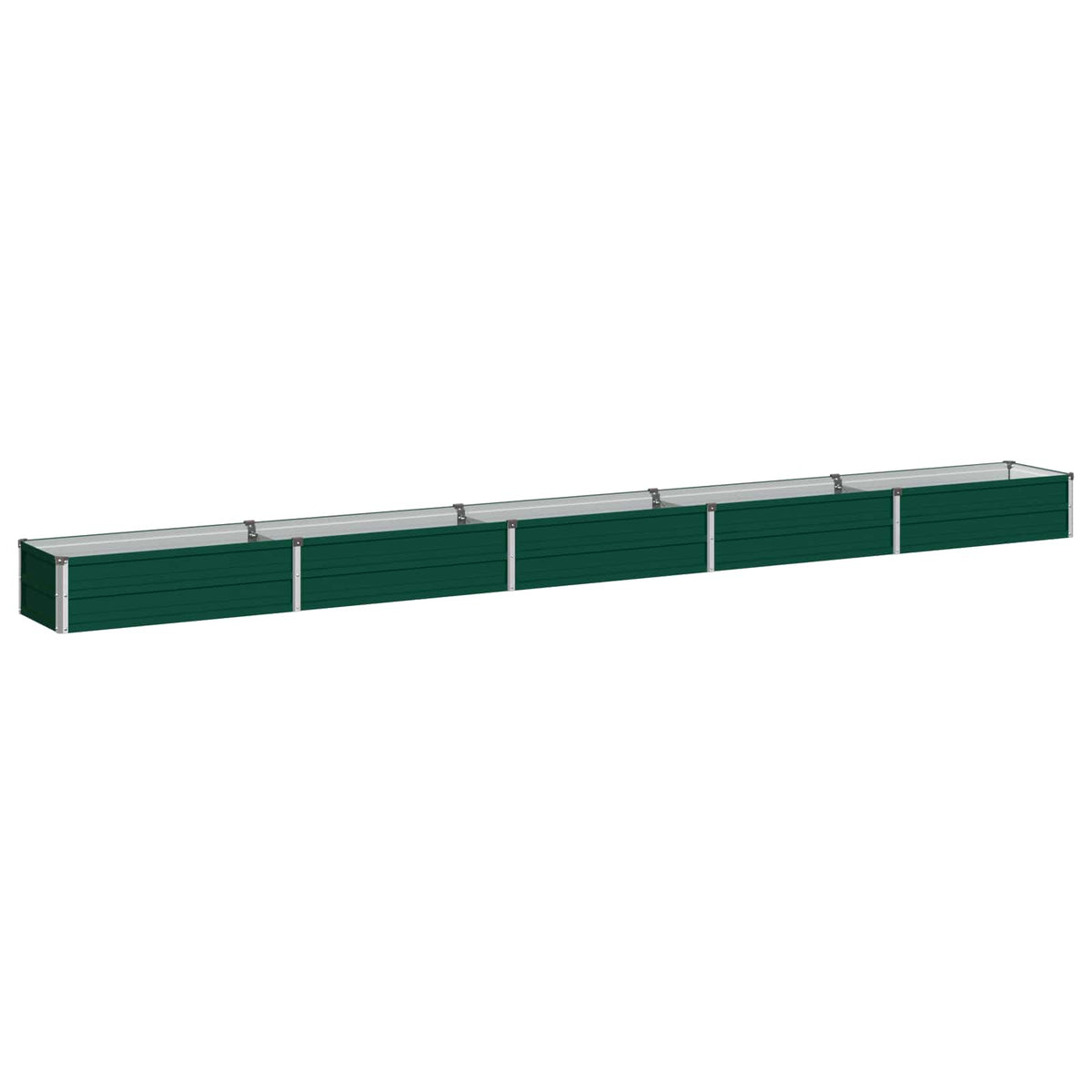 Verhoogd Tuinbed Groen 400 x 40 x 24 cm koudgewalst stalen