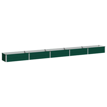 Verhoogd Tuinbed Groen 400 x 40 x 24 cm koudgewalst stalen
