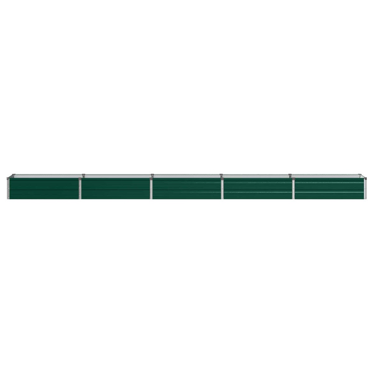 Verhoogd Tuinbed Groen 400 x 40 x 24 cm koudgewalst stalen