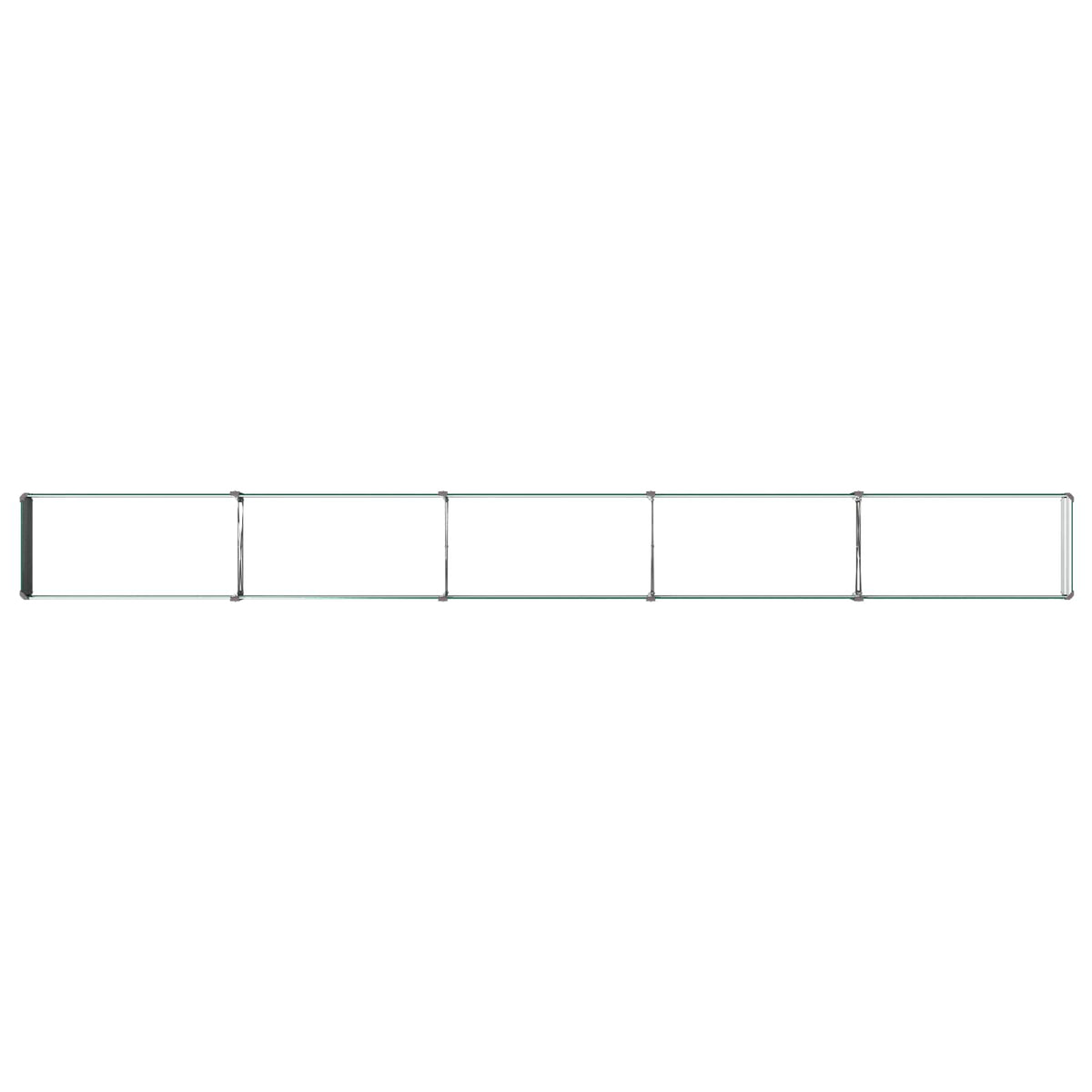 Verhoogd Tuinbed Groen 400 x 40 x 24 cm koudgewalst stalen