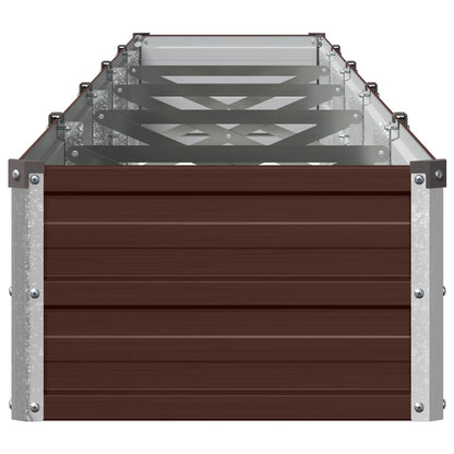 Verhoogd Tuinbed Bruin 400 x 40 x 24 cm koudgewalst staal