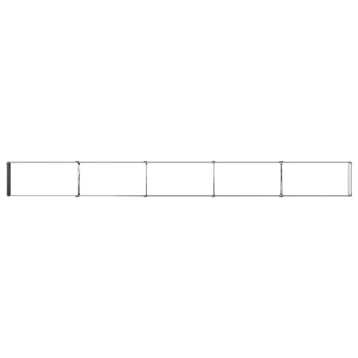 Verhoogd Tuinbed Antracietkleurig 400 x 40 x 24 cm