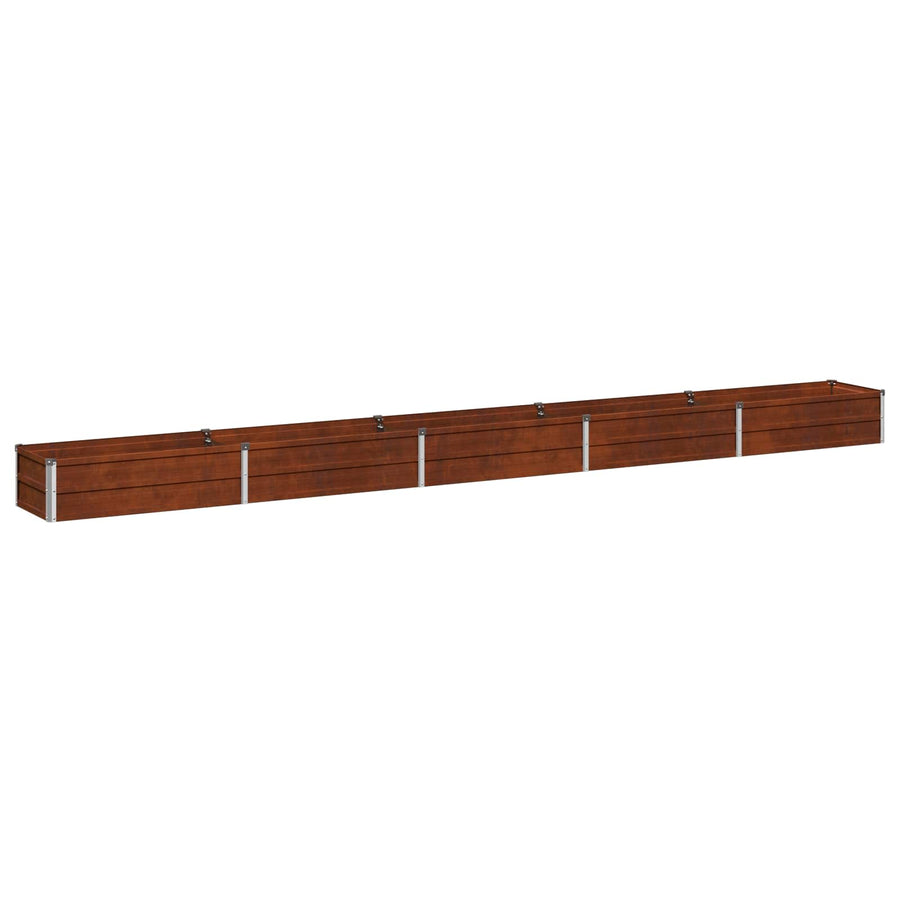 Verhoogd Tuinbed Roestig 400 x 40 x 24 cm corton
