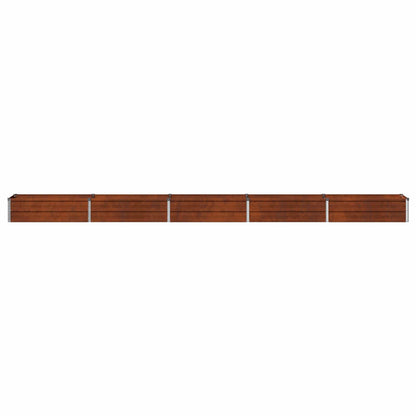Verhoogd Tuinbed Roestig 400 x 40 x 24 cm corton