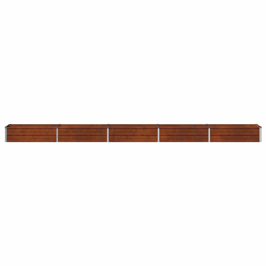 Verhoogd Tuinbed Roestig 400 x 40 x 24 cm corton