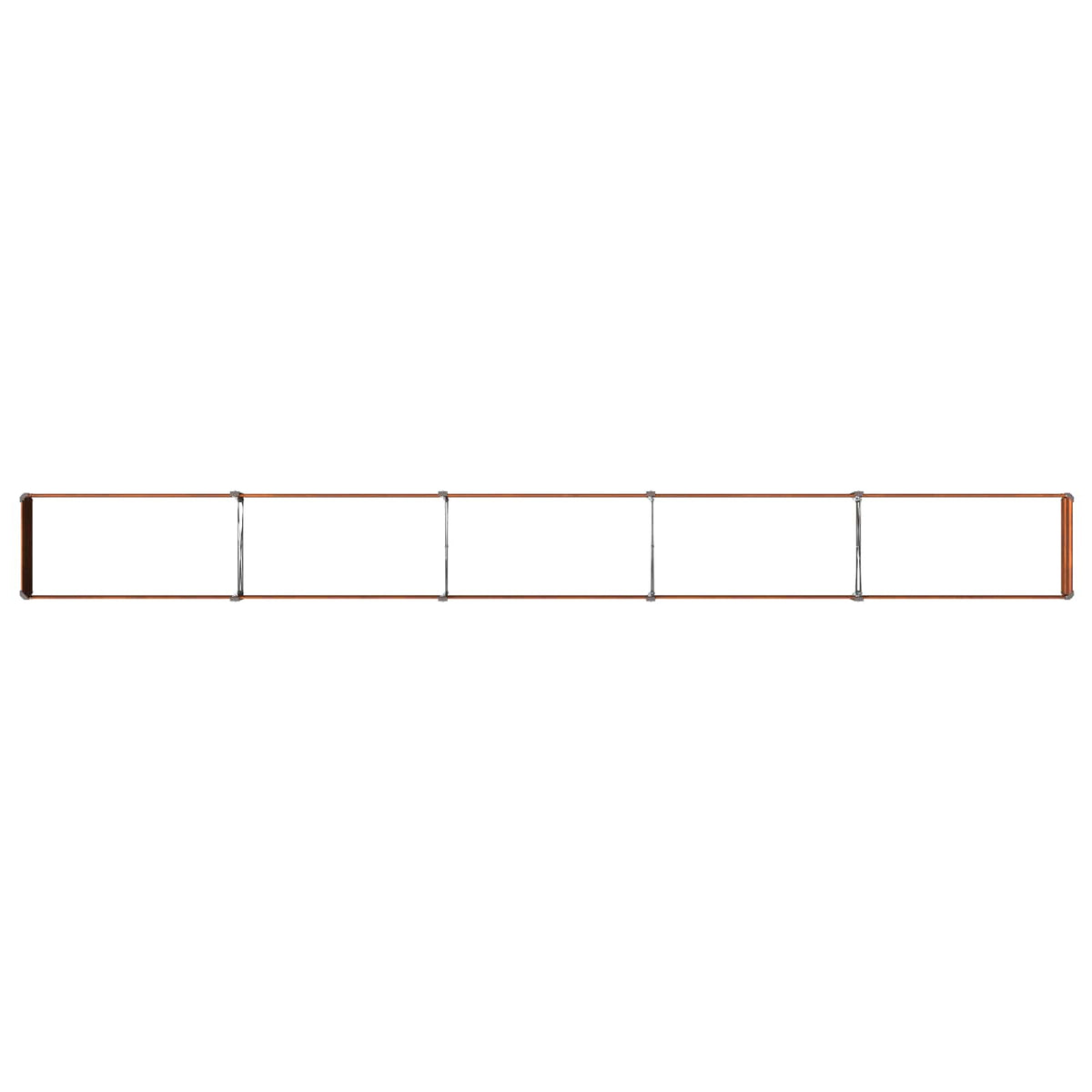 Verhoogd Tuinbed Roestig 400 x 40 x 24 cm corton