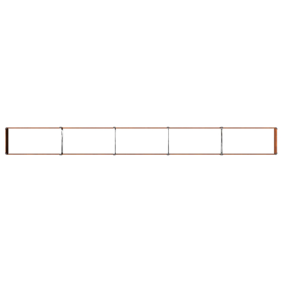 Verhoogd Tuinbed Roestig 400 x 40 x 24 cm corton