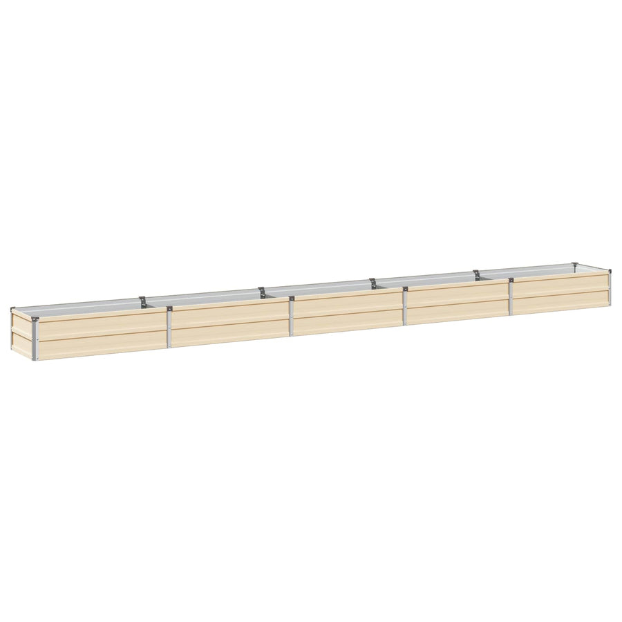 Verhoogd Tuinbed Ivoor 400 x 40 x 24 cm koudgewalst staal