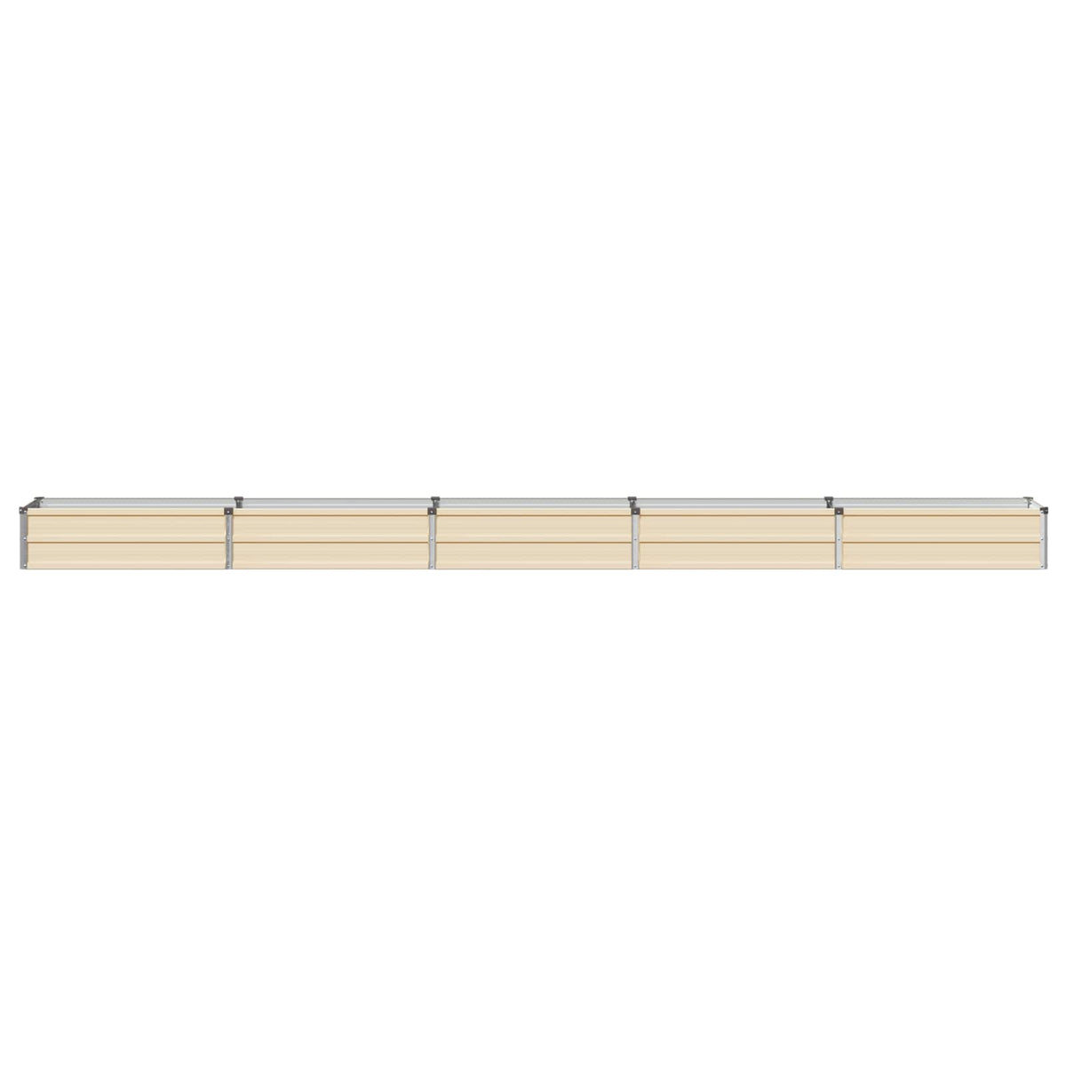 Verhoogd Tuinbed Ivoor 400 x 40 x 24 cm koudgewalst staal