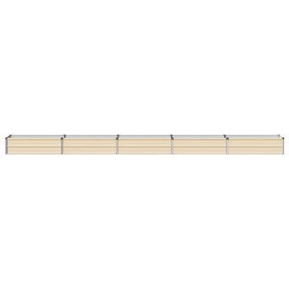 Verhoogd Tuinbed Ivoor 400 x 40 x 24 cm koudgewalst staal
