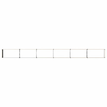 Verhoogd Tuinbed Houtbruin 480 x 40 x 24 cm koudgewalst staal