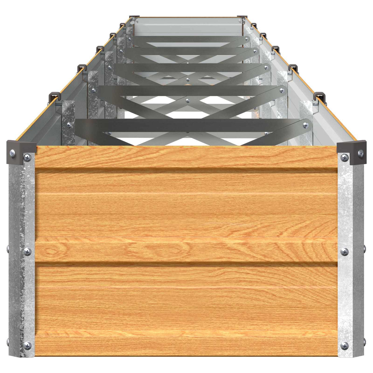 Verhoogd Tuinbed Naturel 480 x 40 x 24 cm koudgewalst staal