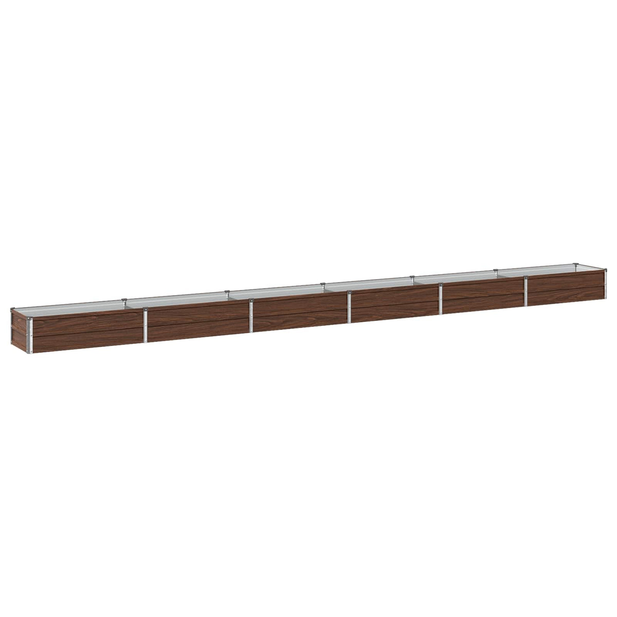 Verhoogd Tuinbed Zwart 480 x 40 x 24 cm koudgewalst staal