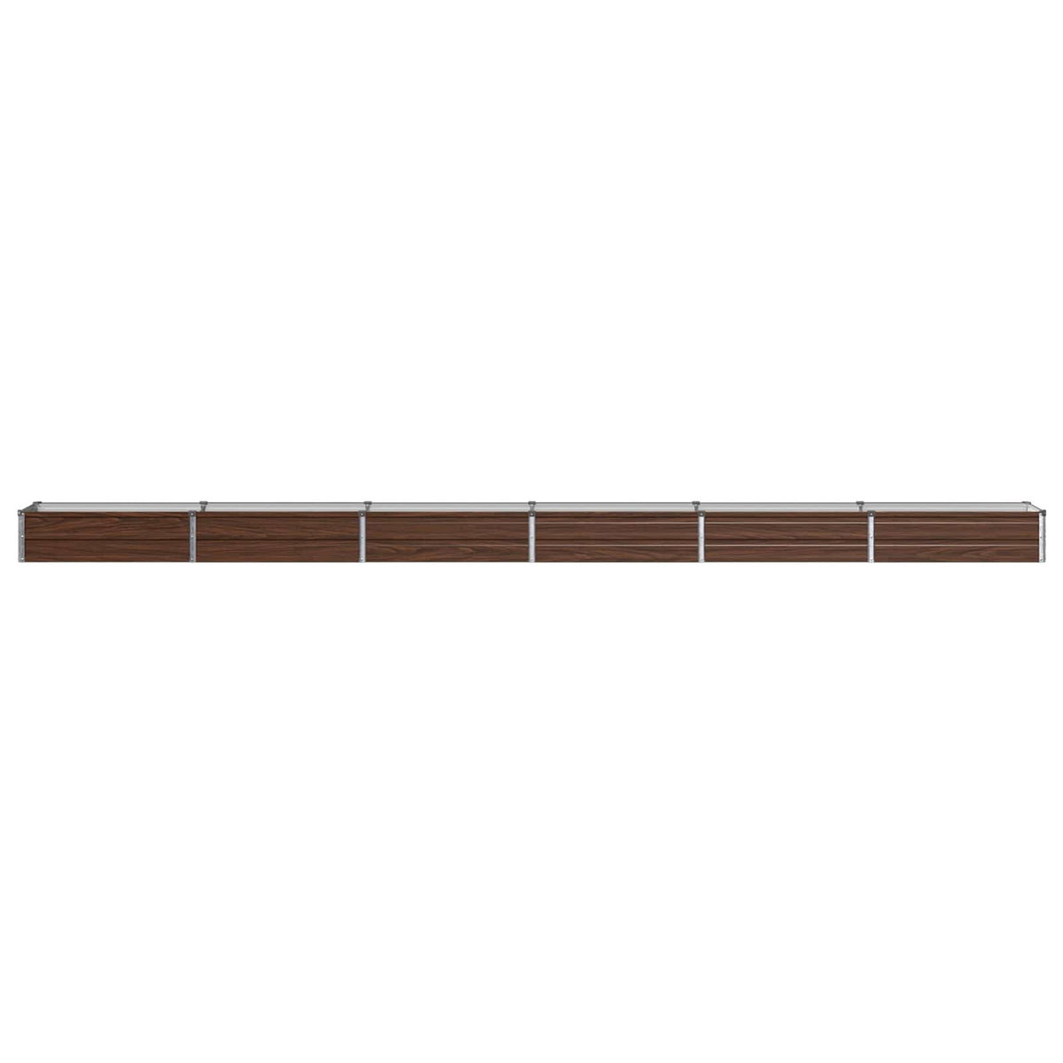 Verhoogd Tuinbed Zwart 480 x 40 x 24 cm koudgewalst staal