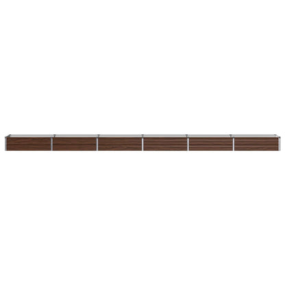 Verhoogd Tuinbed Zwart 480 x 40 x 24 cm koudgewalst staal