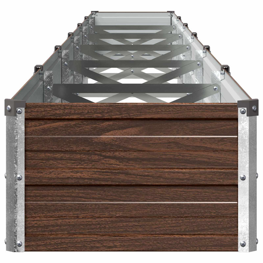 Verhoogd Tuinbed Zwart 480 x 40 x 24 cm koudgewalst staal