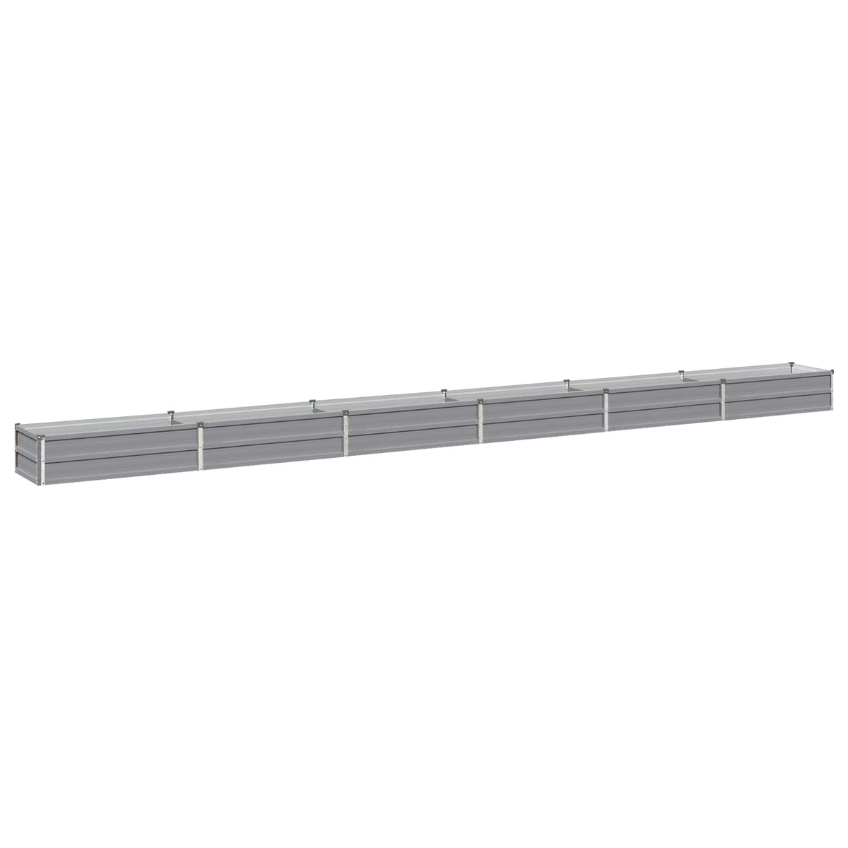Verhoogd Tuinbed Grijs 480 x 40 x 24 cm koudgewalst staal