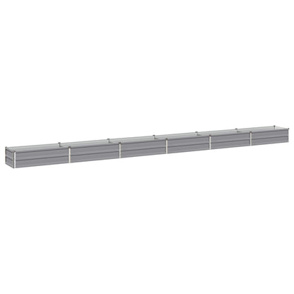 Verhoogd Tuinbed Grijs 480 x 40 x 24 cm koudgewalst staal