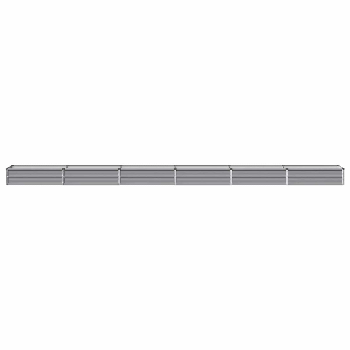 Verhoogd Tuinbed Grijs 480 x 40 x 24 cm koudgewalst staal