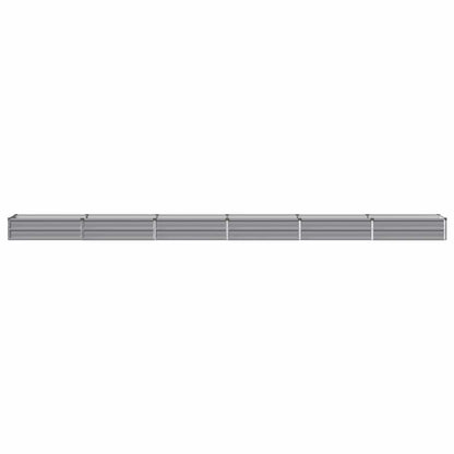 Verhoogd Tuinbed Grijs 480 x 40 x 24 cm koudgewalst staal