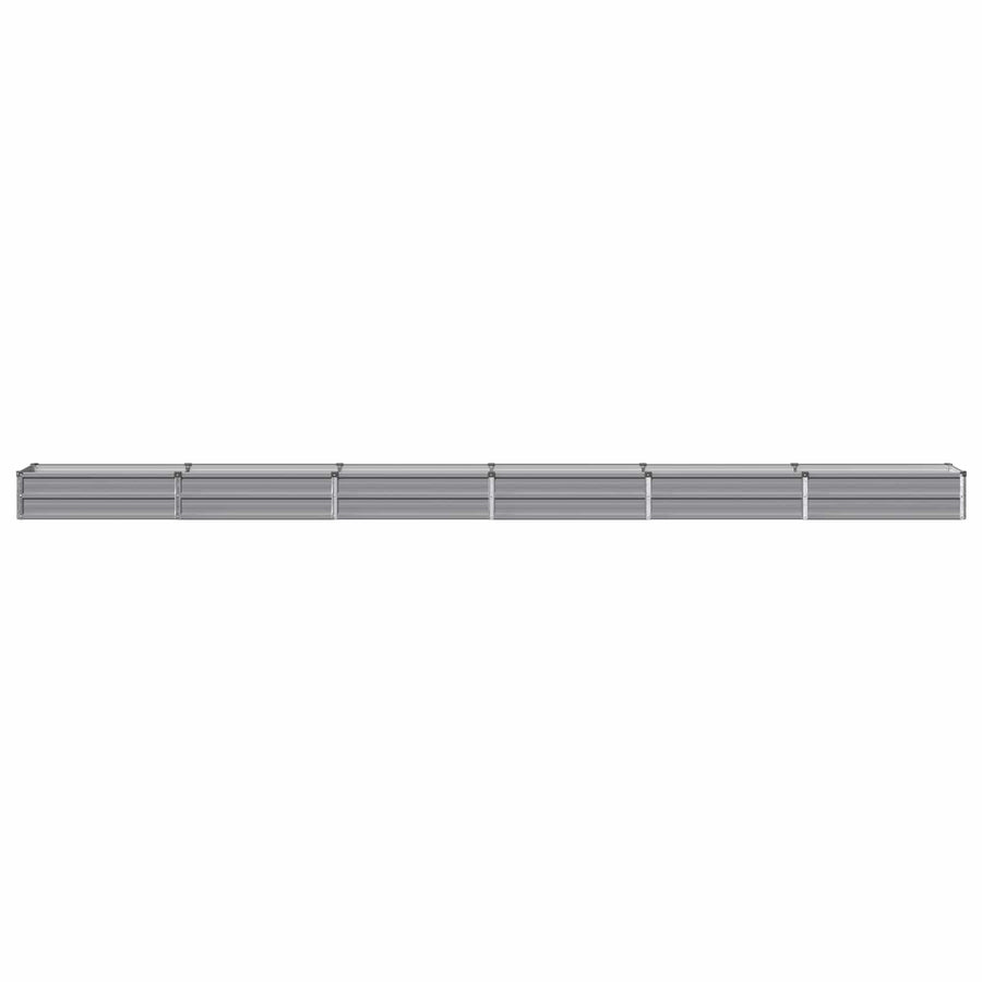 Verhoogd Tuinbed Grijs 480 x 40 x 24 cm koudgewalst staal