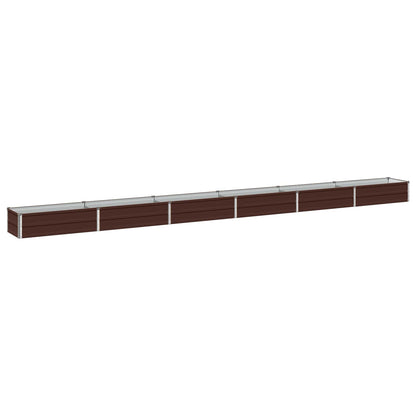 Verhoogd Tuinbed Bruin 480 x 40 x 24 cm koudgewalst staal