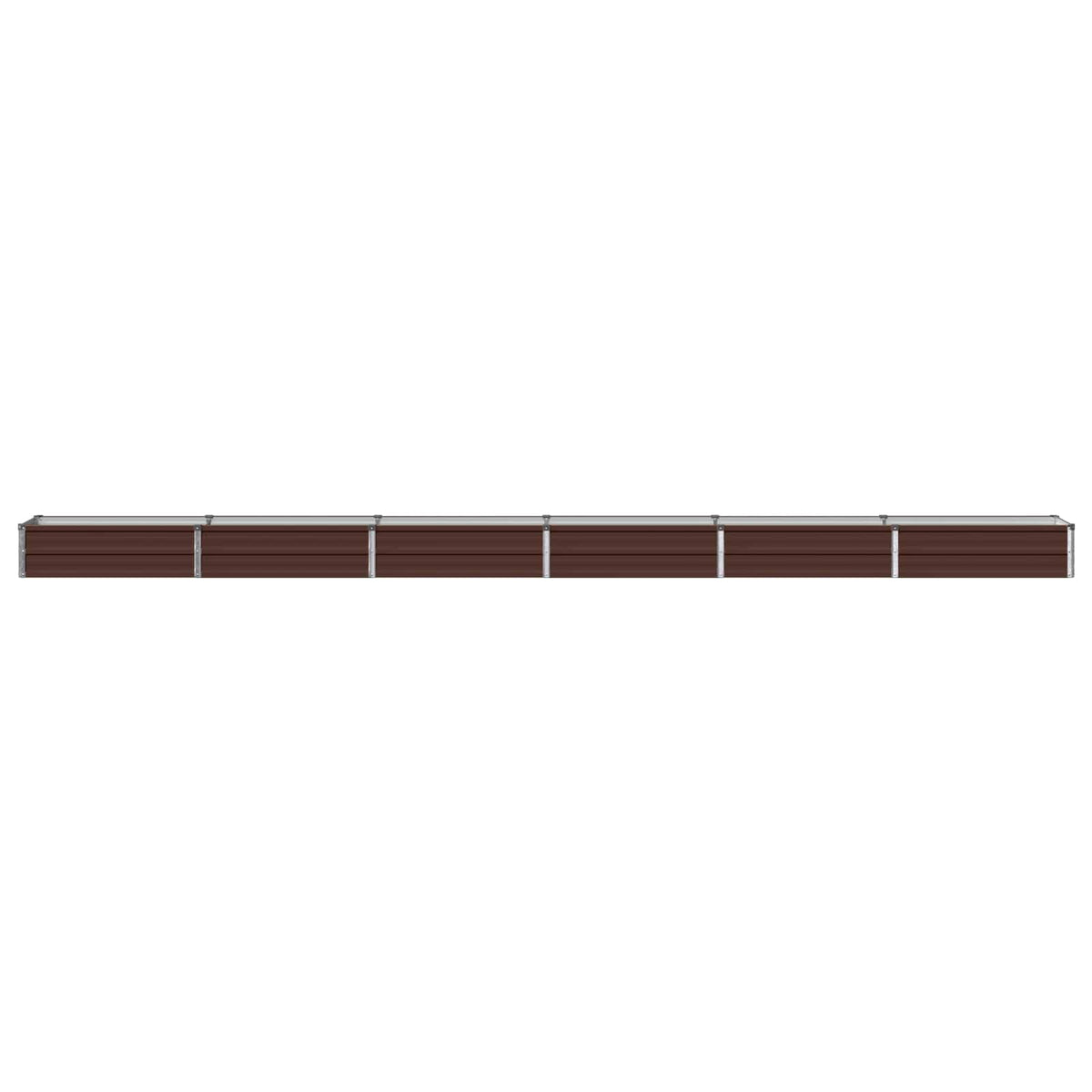 Verhoogd Tuinbed Bruin 480 x 40 x 24 cm koudgewalst staal