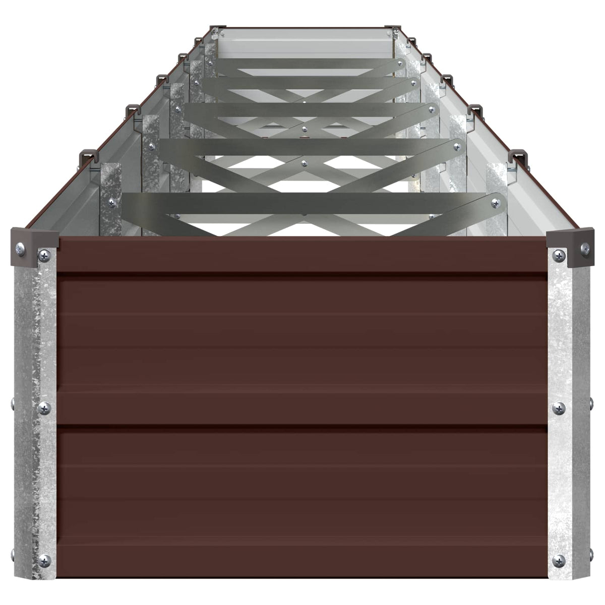 Verhoogd Tuinbed Bruin 480 x 40 x 24 cm koudgewalst staal