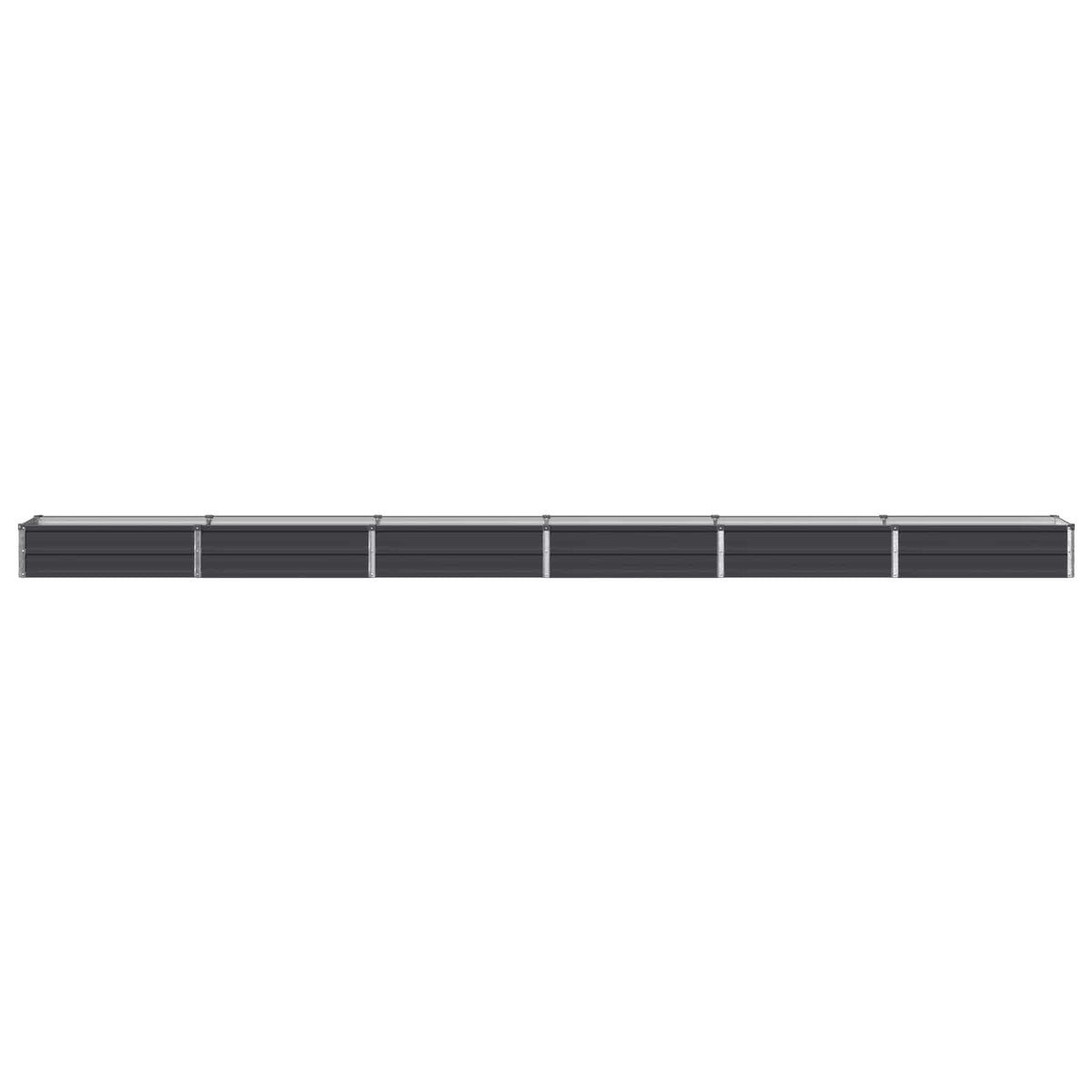 Verhoogd Tuinbed Antracietkleurig 480 x 40 x 24 cm