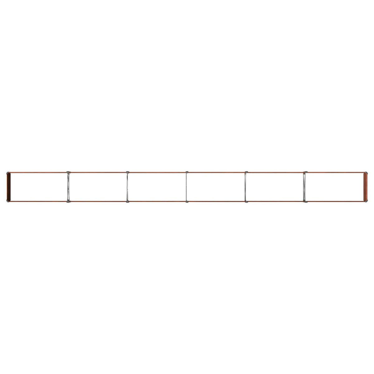 Verhoogd Tuinbed Roestig 480 x 40 x 24 cm corton