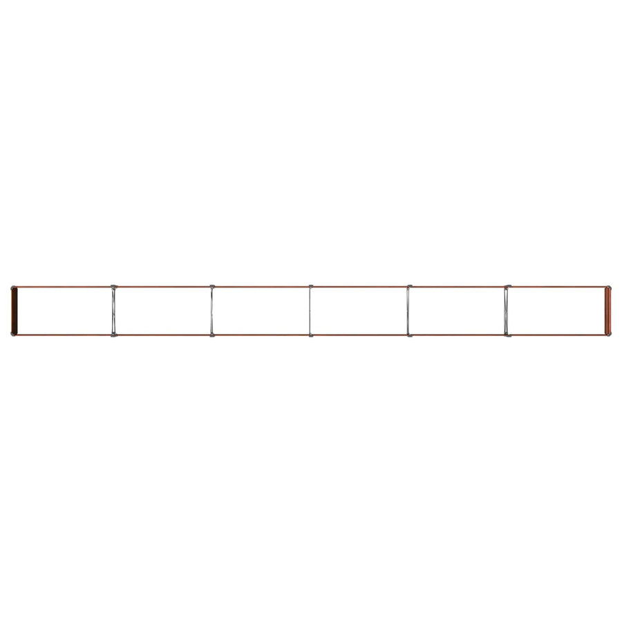 Verhoogd Tuinbed Roestig 480 x 40 x 24 cm corton