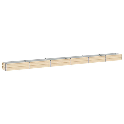 Verhoogd Tuinbed Ivoor 480 x 40 x 24 cm koudgewalst staal