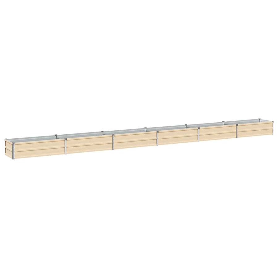 Verhoogd Tuinbed Ivoor 480 x 40 x 24 cm koudgewalst staal