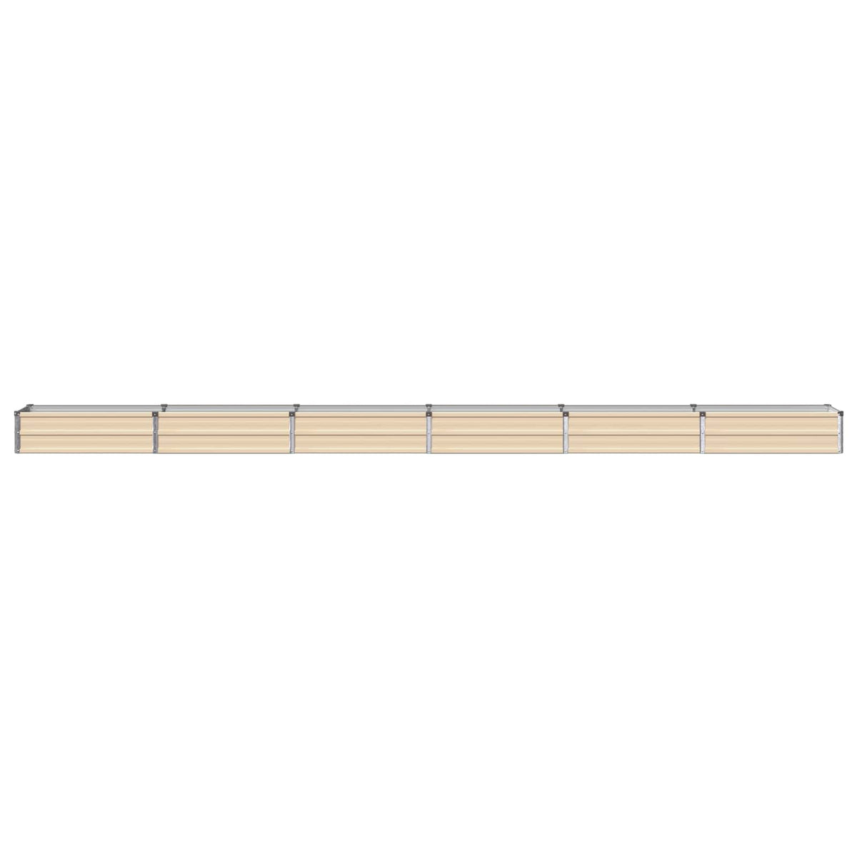 Verhoogd Tuinbed Ivoor 480 x 40 x 24 cm koudgewalst staal