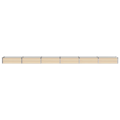Verhoogd Tuinbed Ivoor 480 x 40 x 24 cm koudgewalst staal
