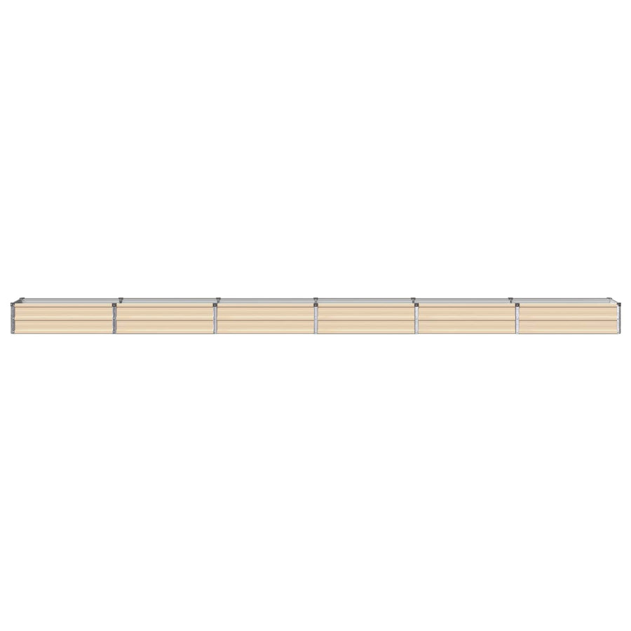 Verhoogd Tuinbed Ivoor 480 x 40 x 24 cm koudgewalst staal