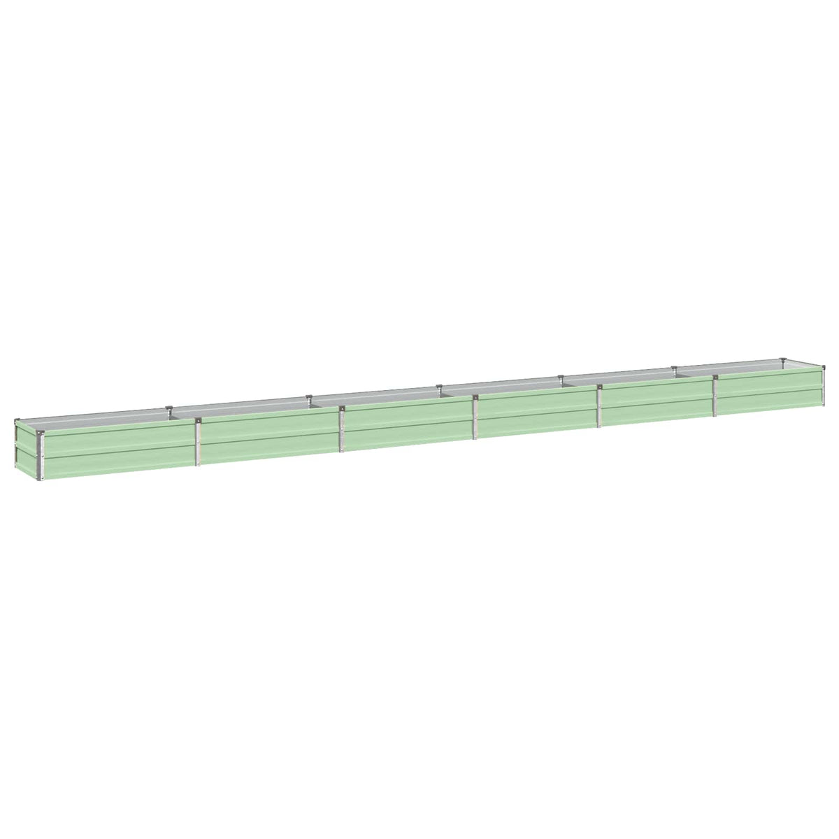 Verhoogd Tuinbed Pastelgroen 480 x 40 x 24 cm koudgewalst staal