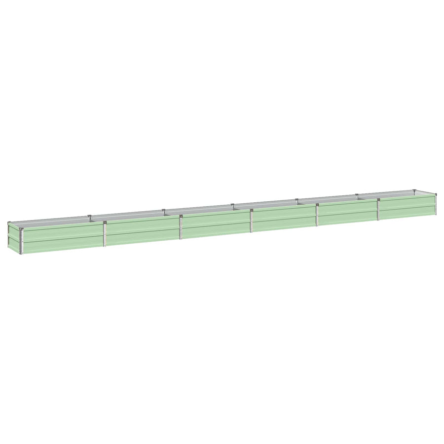 Verhoogd Tuinbed Pastelgroen 480 x 40 x 24 cm koudgewalst staal