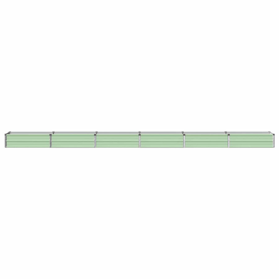 Verhoogd Tuinbed Pastelgroen 480 x 40 x 24 cm koudgewalst staal